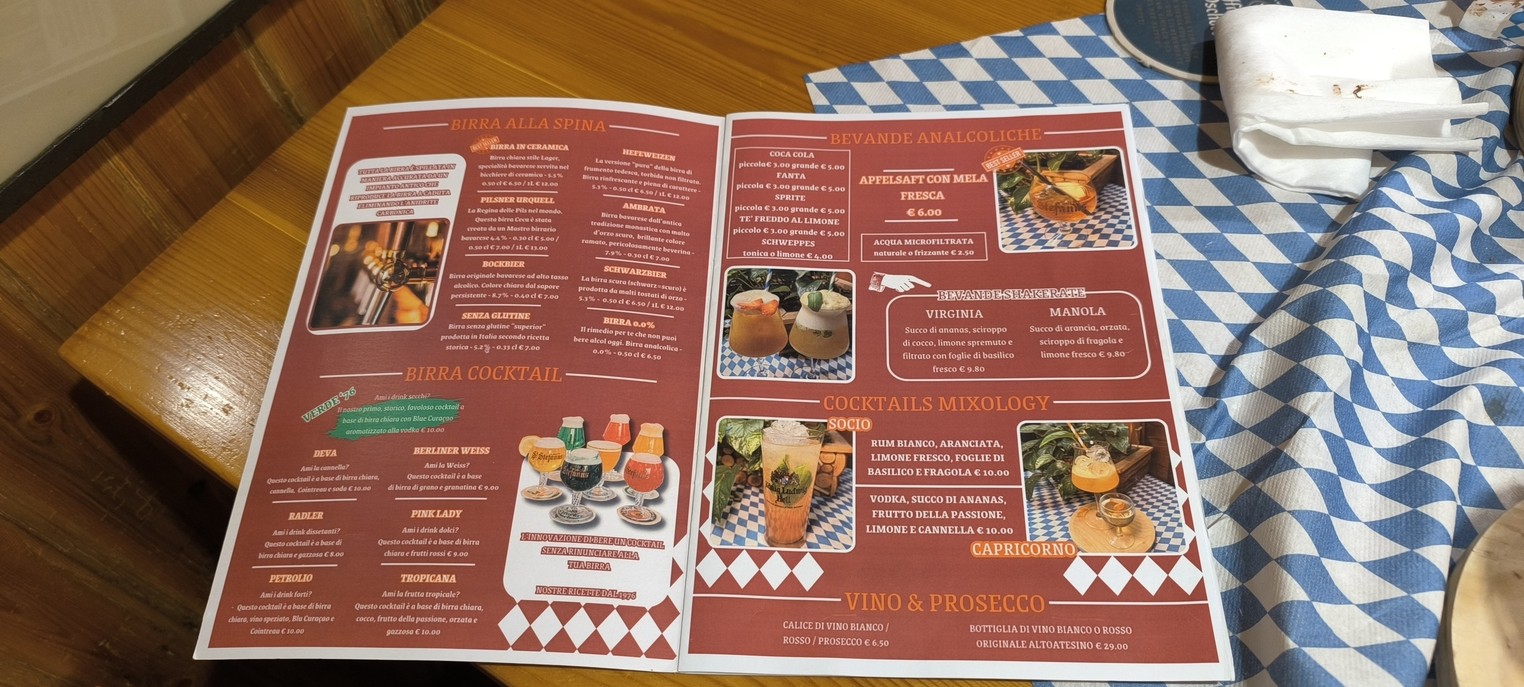 Birreria Martini • Esperienza e cucina tedesca a Roma dal 1976 menu 4