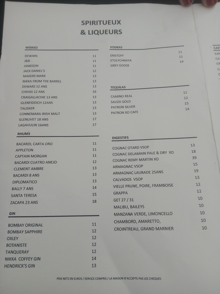 L’Endroit menu 7