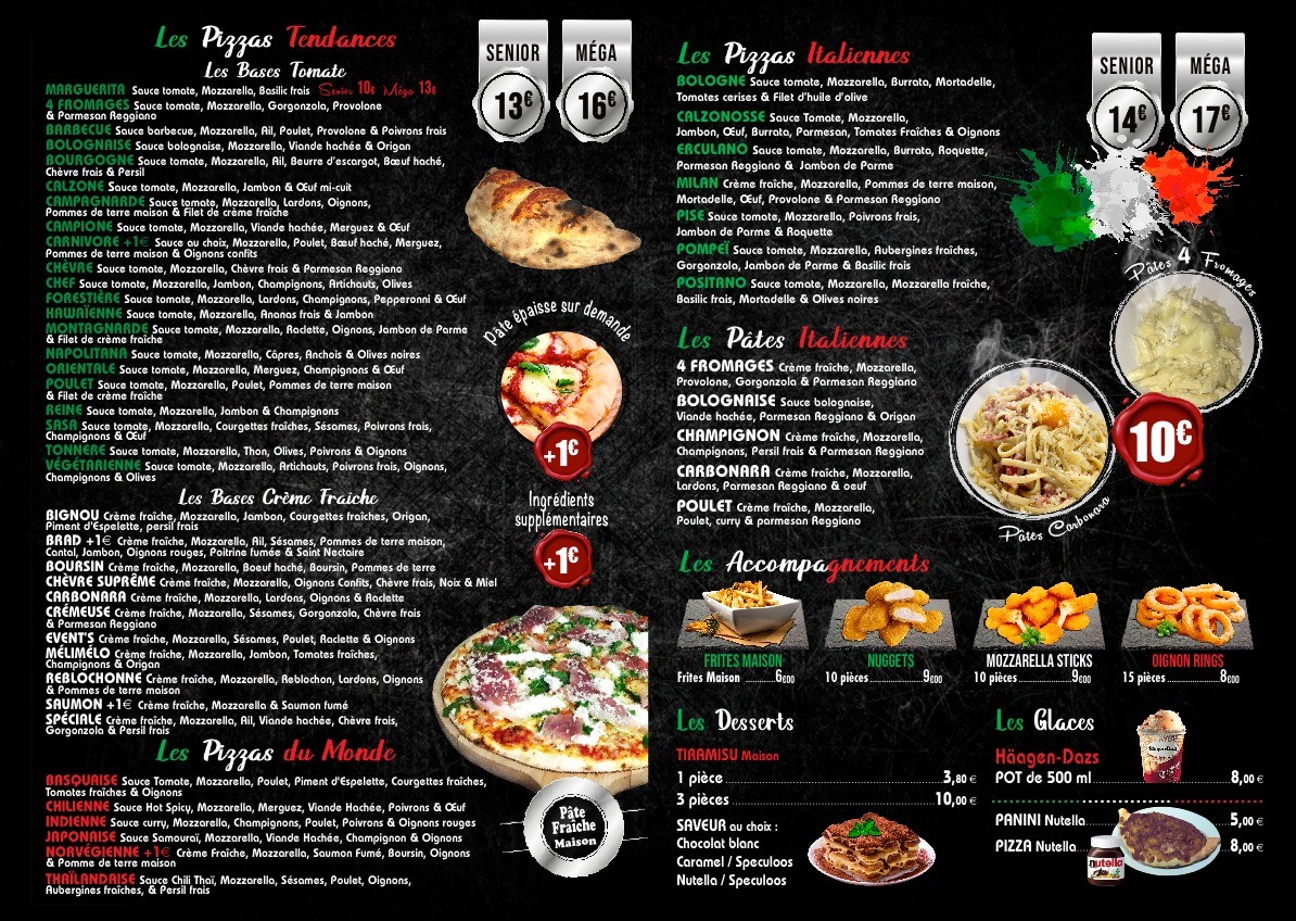 Pizz Event's menu 2