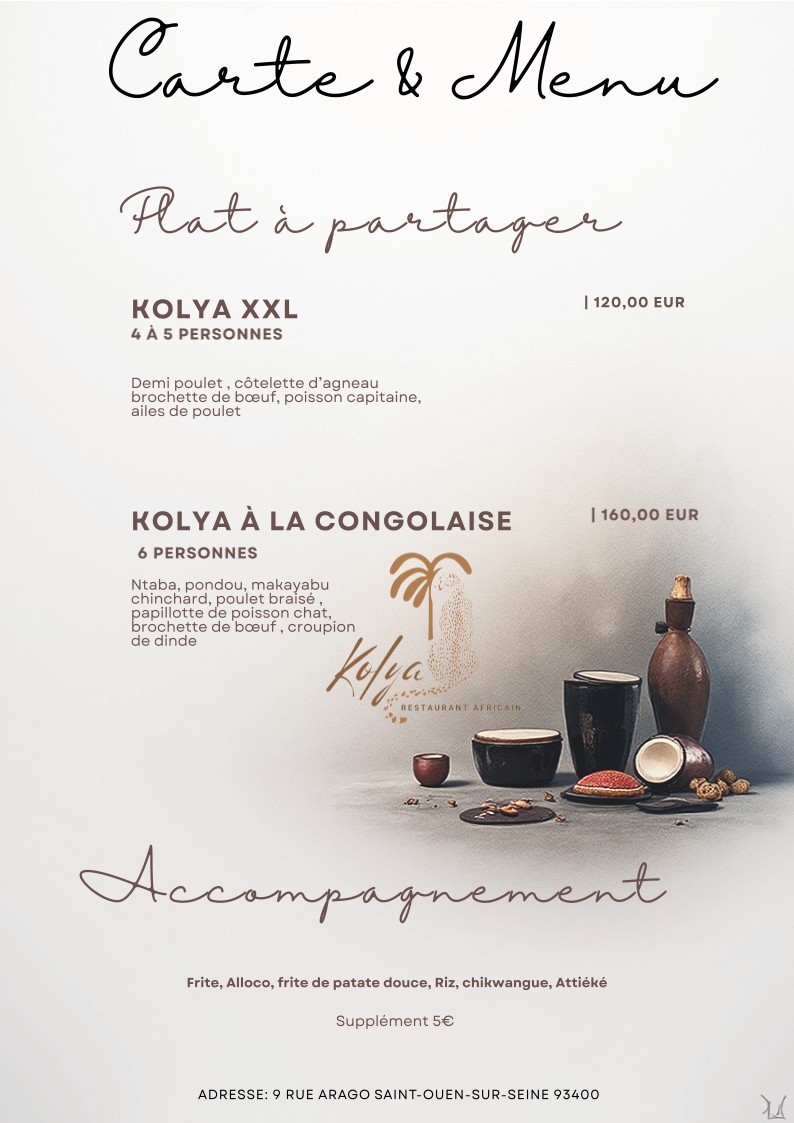 Restaurant Kolya Paris menu 4