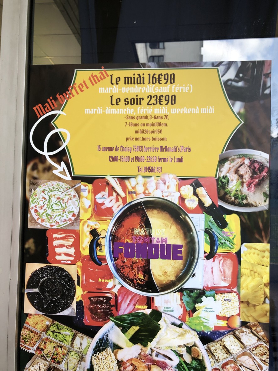 Mali 2 Thaï Ramen Vietnamien menu 1