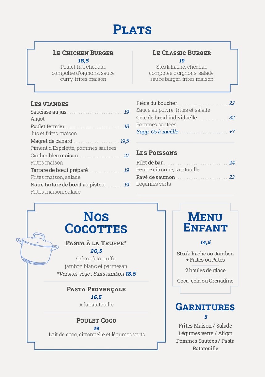 Le Monte Carlo menu 2