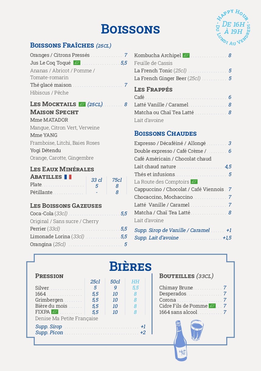 Le Monte Carlo menu 3