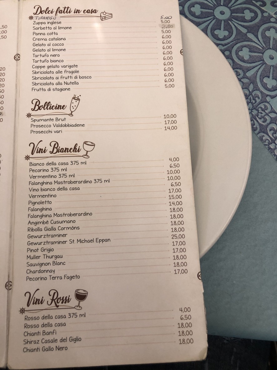 Ristorante Il Sorriso menu 3