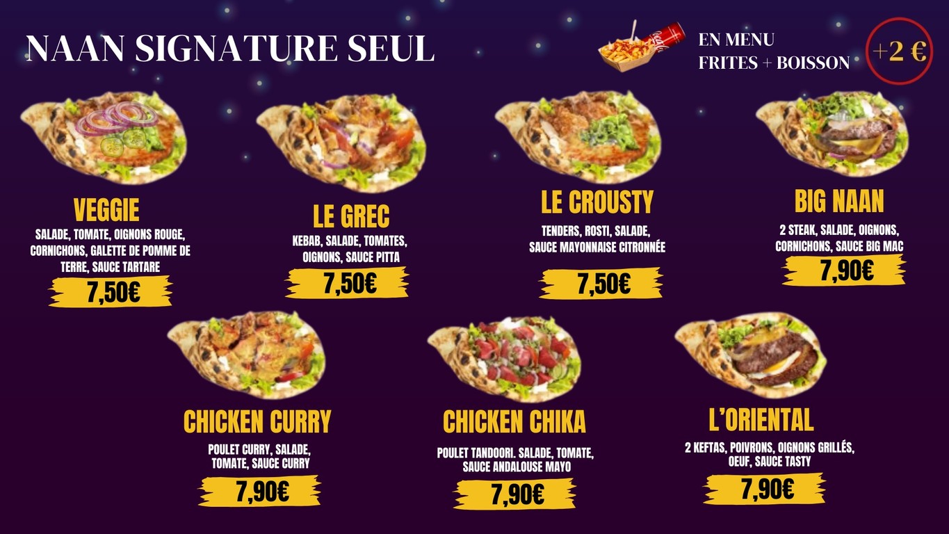 SUPER NAAN - NAAN & KEBAB menu 2