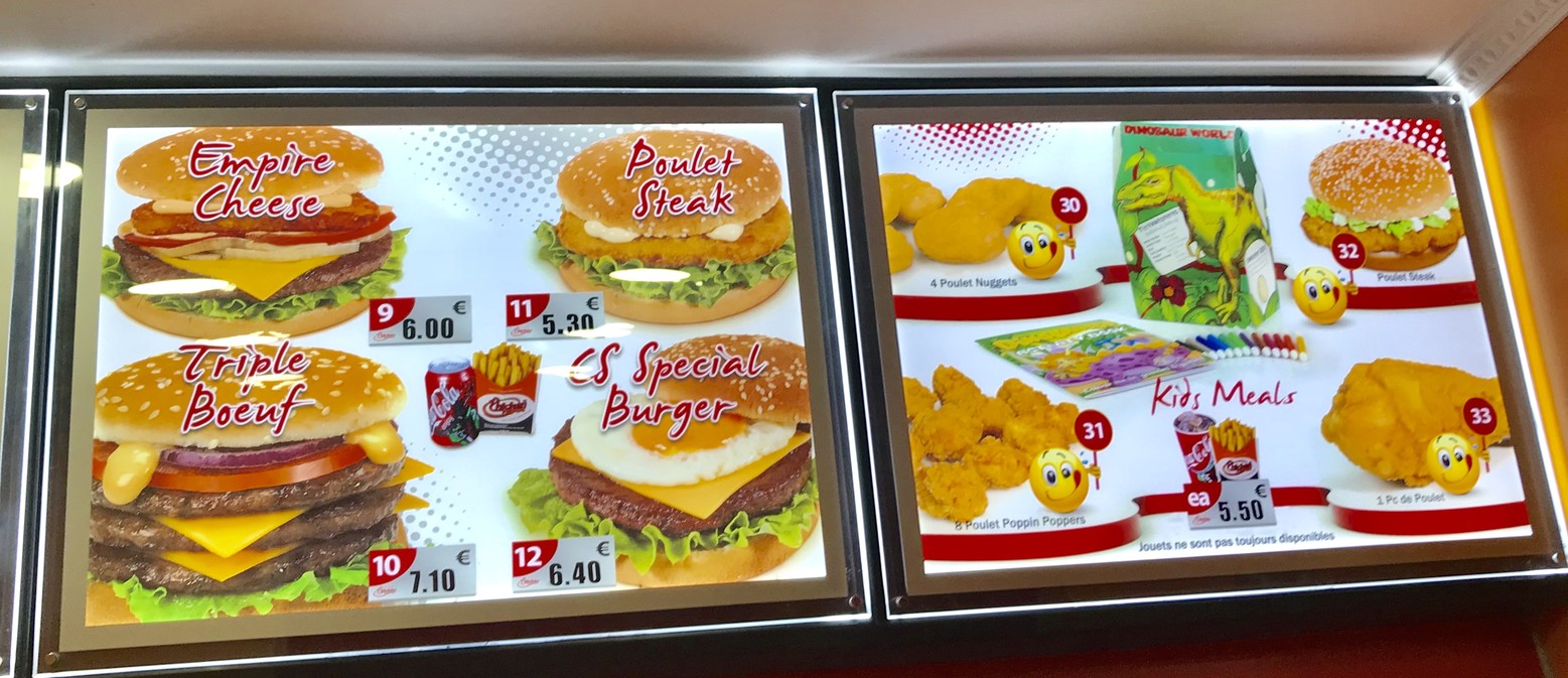 Chicken spot Drancy menu 5