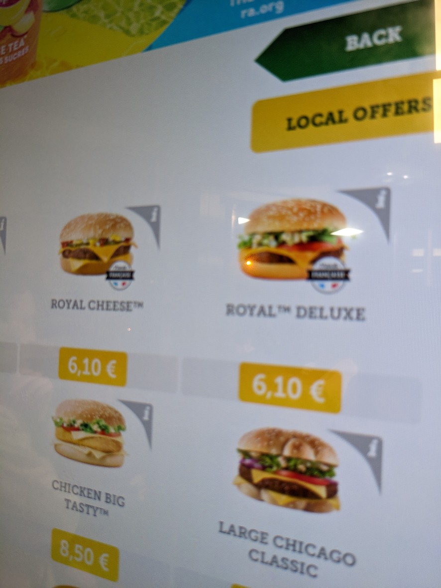 McDonald's menu 2