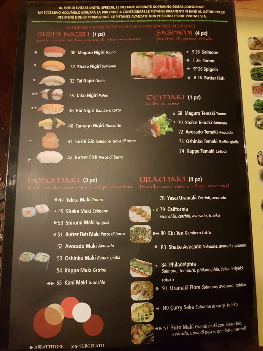 Makoto menu 5