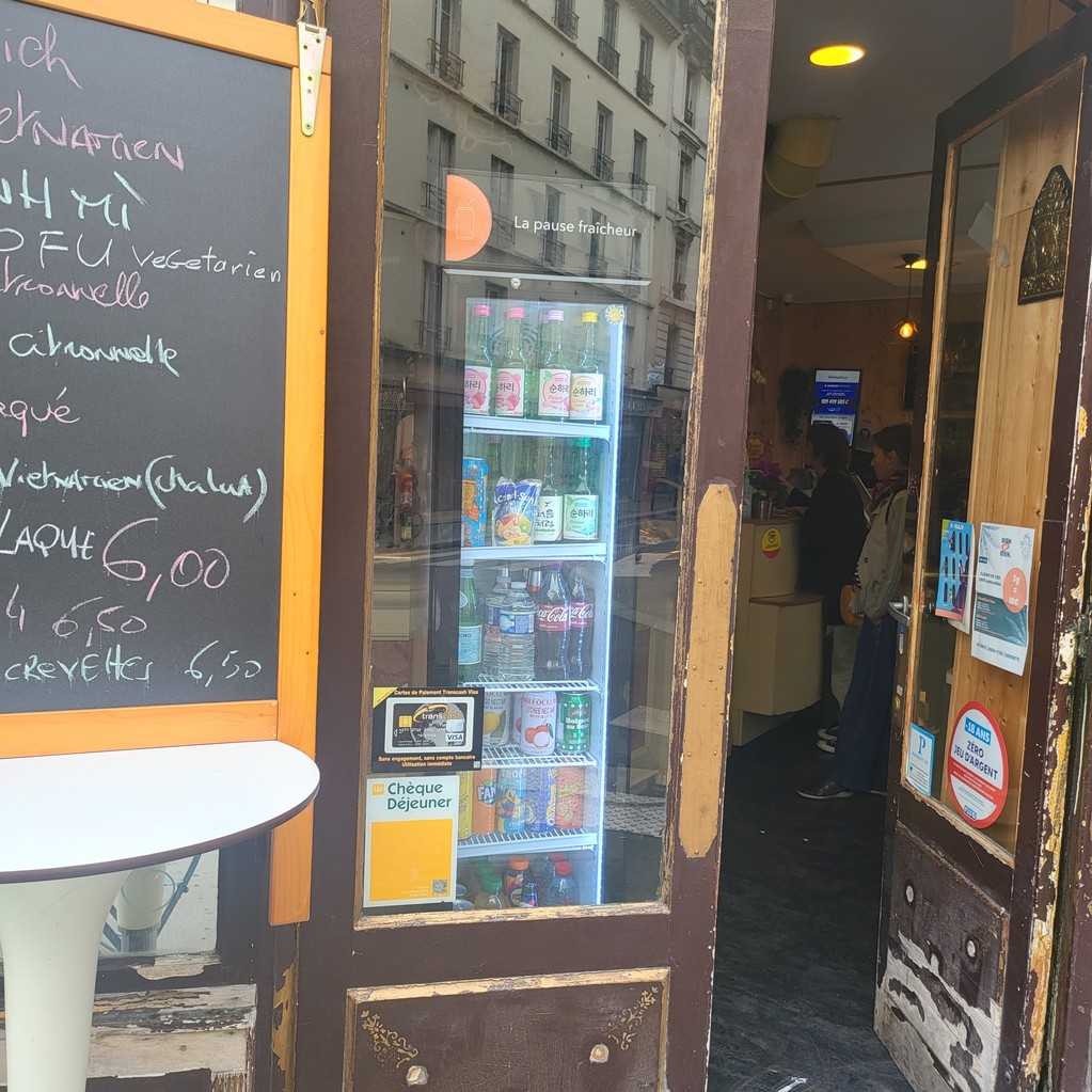 Carrefour City Sedaine Paris menu 1