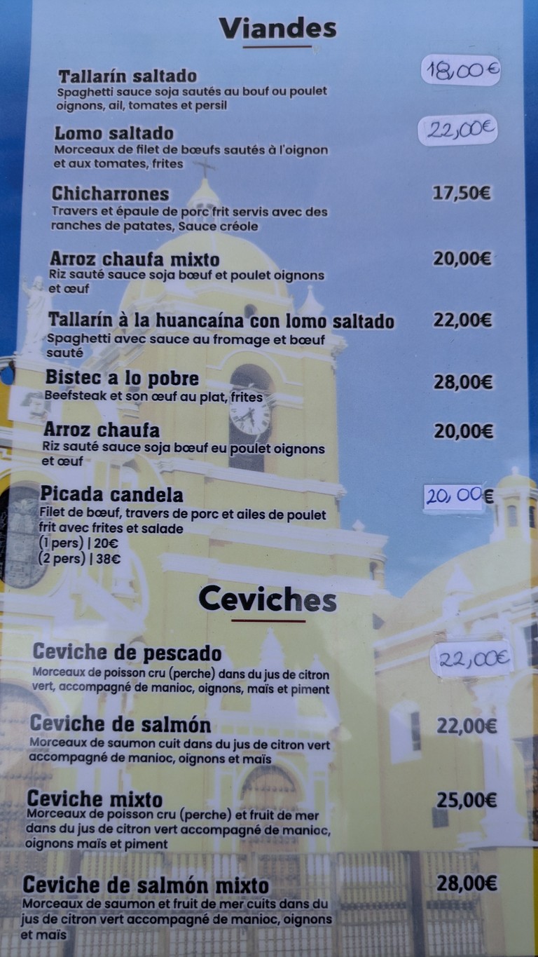 CANDELA II menu 2