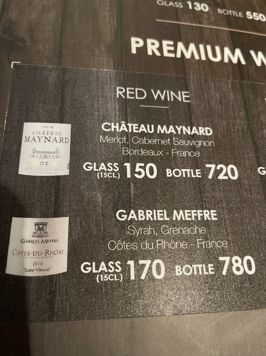 Wine Connection Major Ratchayothin menu 6
