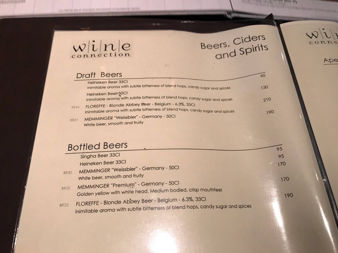 Wine Connection Major Ratchayothin menu 7