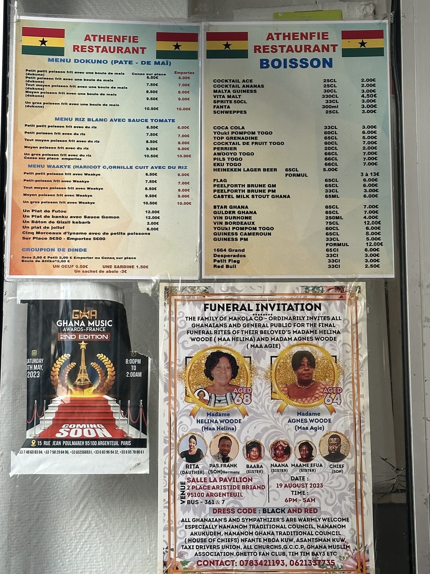 Ahenfie Ghanaian Restaurant menu 1