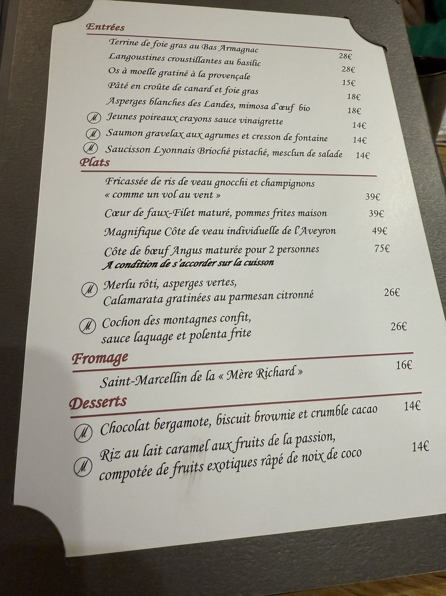 L'Antre Amis menu 4