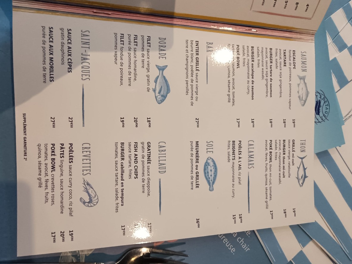 La Criée Gennevilliers menu 4