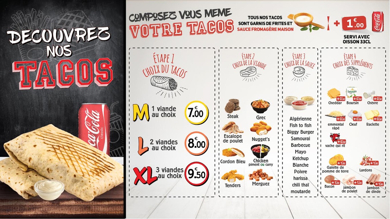 Le Palmier menu 2