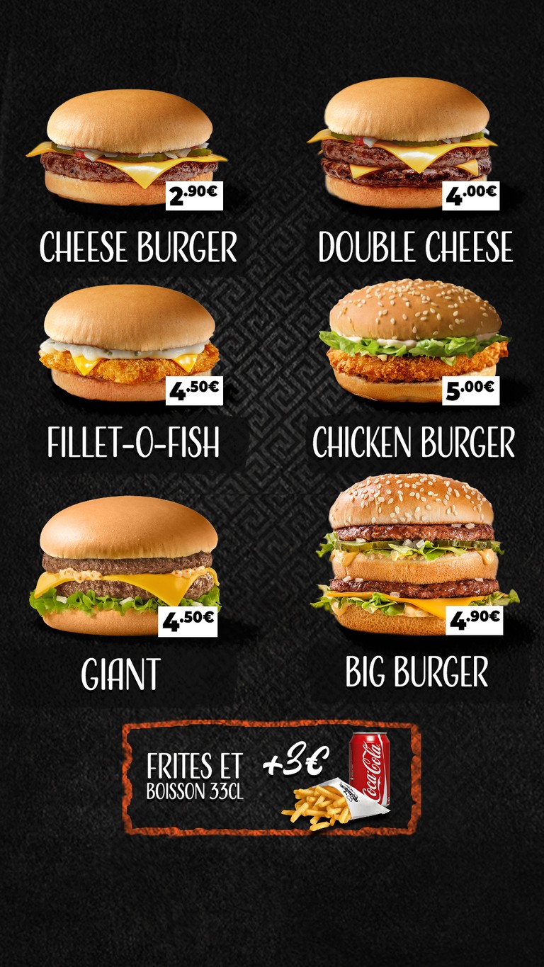 Macadam Restaurant menu 3