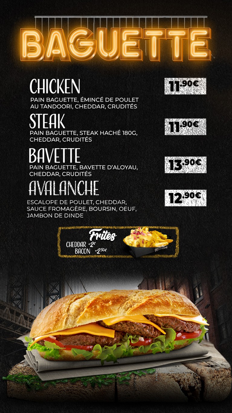 Macadam Restaurant menu 5