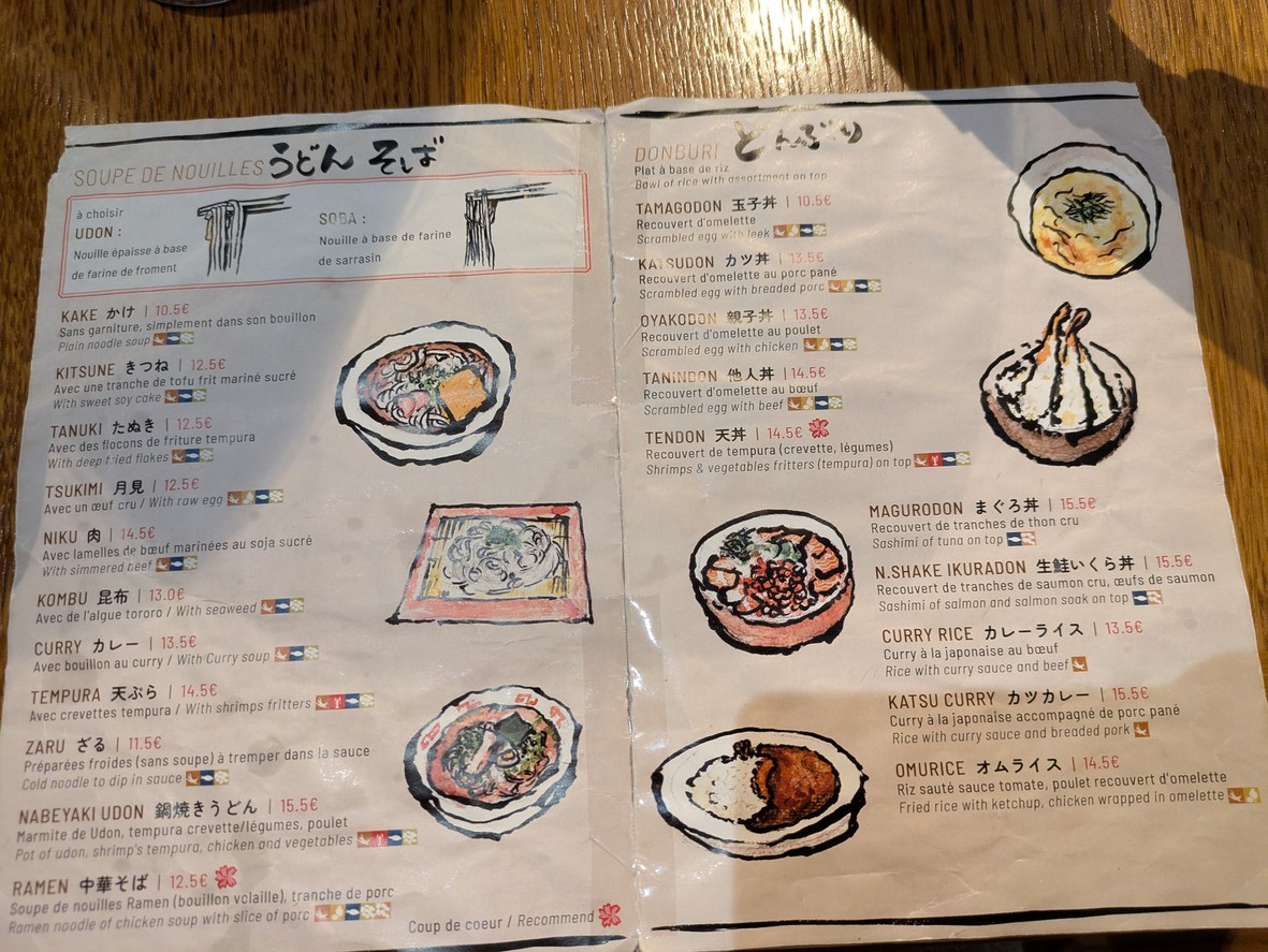 Naniwa-Ya menu 2
