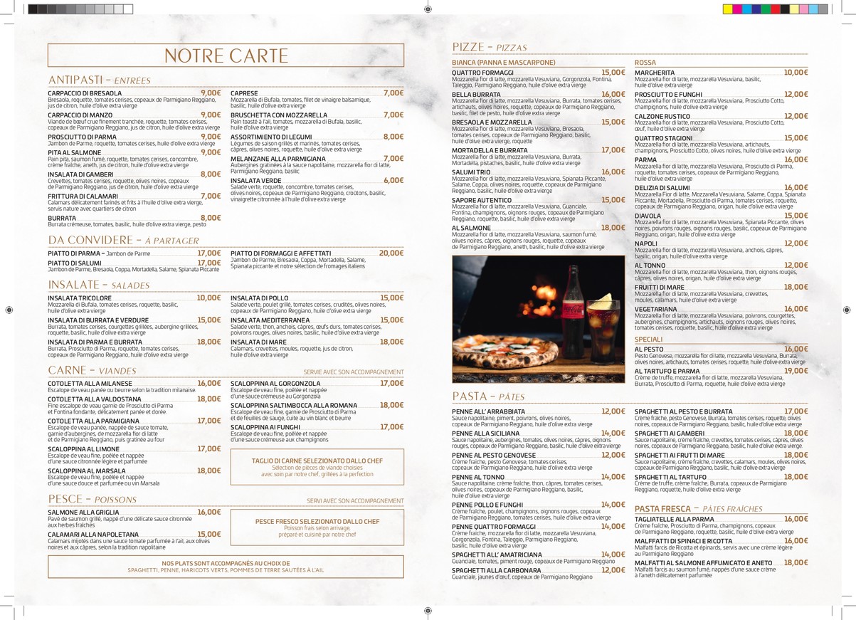 Gusto Divino Ristorante menu 2