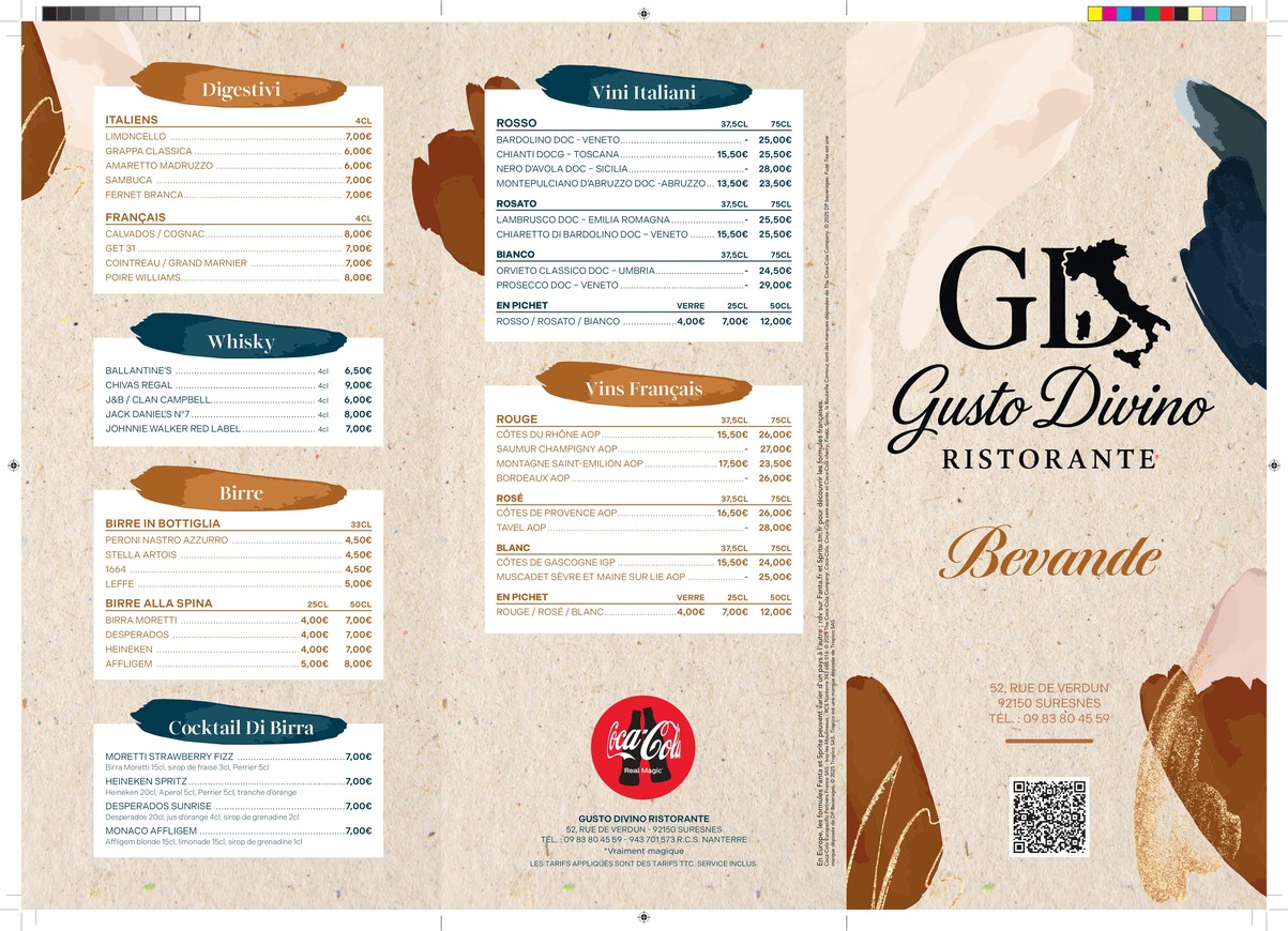 Gusto Divino Ristorante menu 4