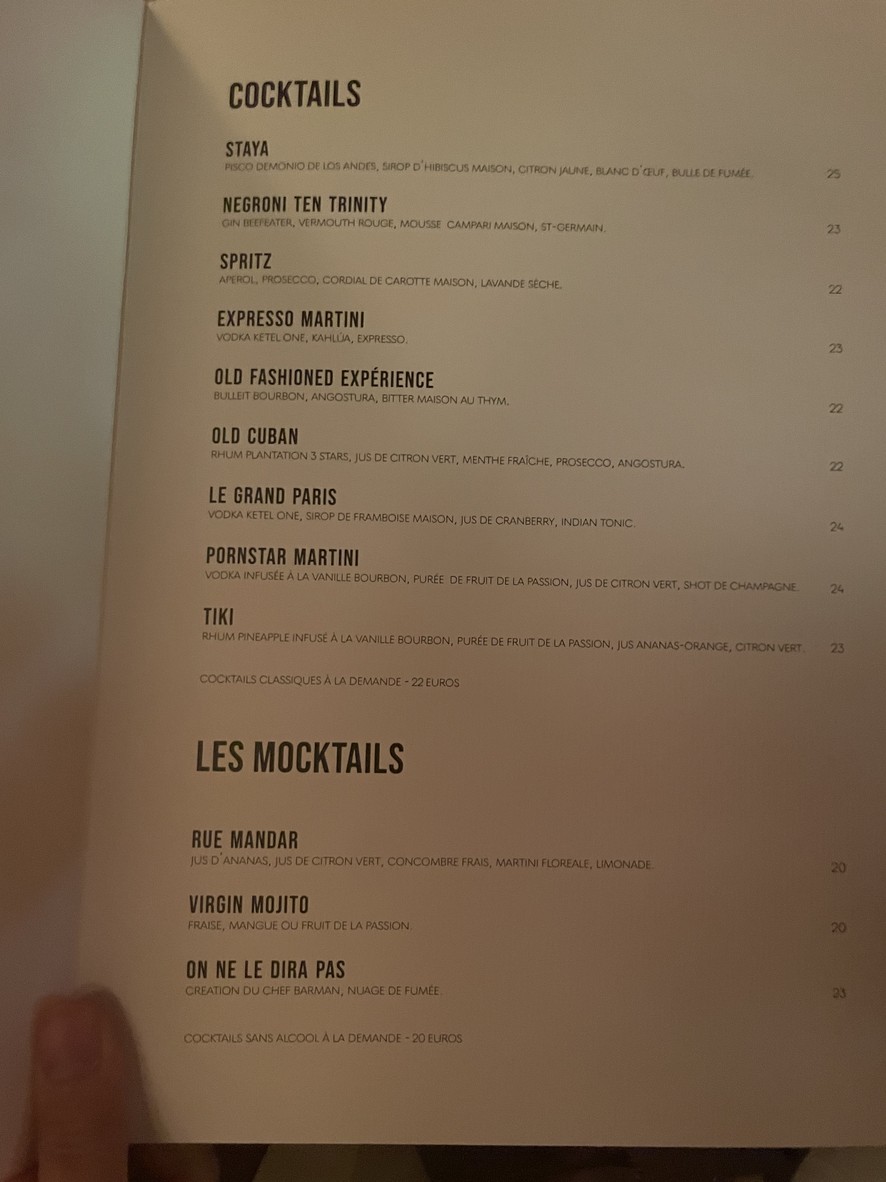 Staya menu 2