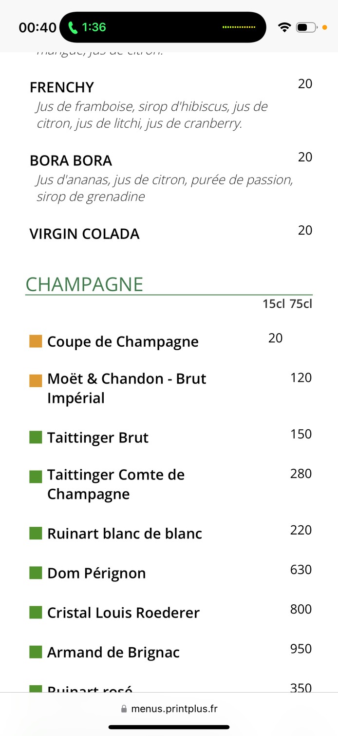 Staya menu 4