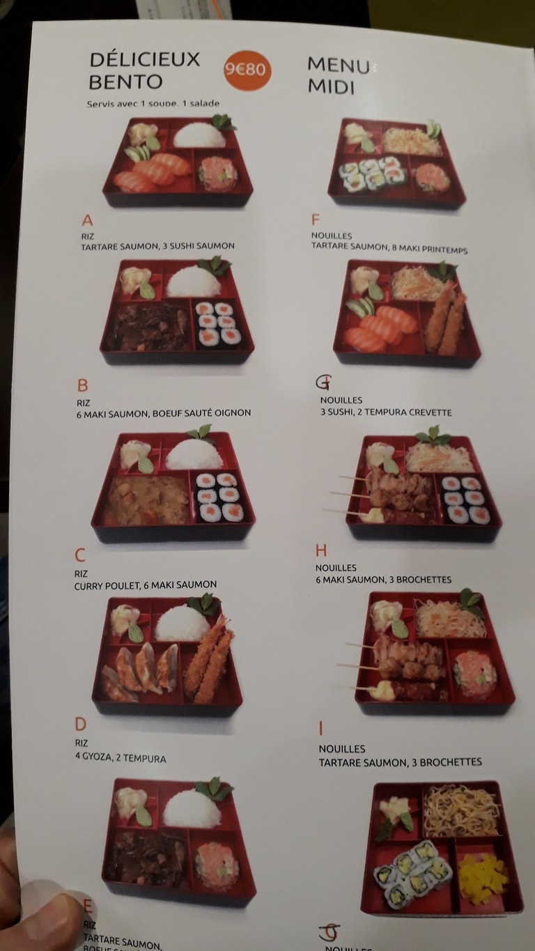 Thé Vert menu 2