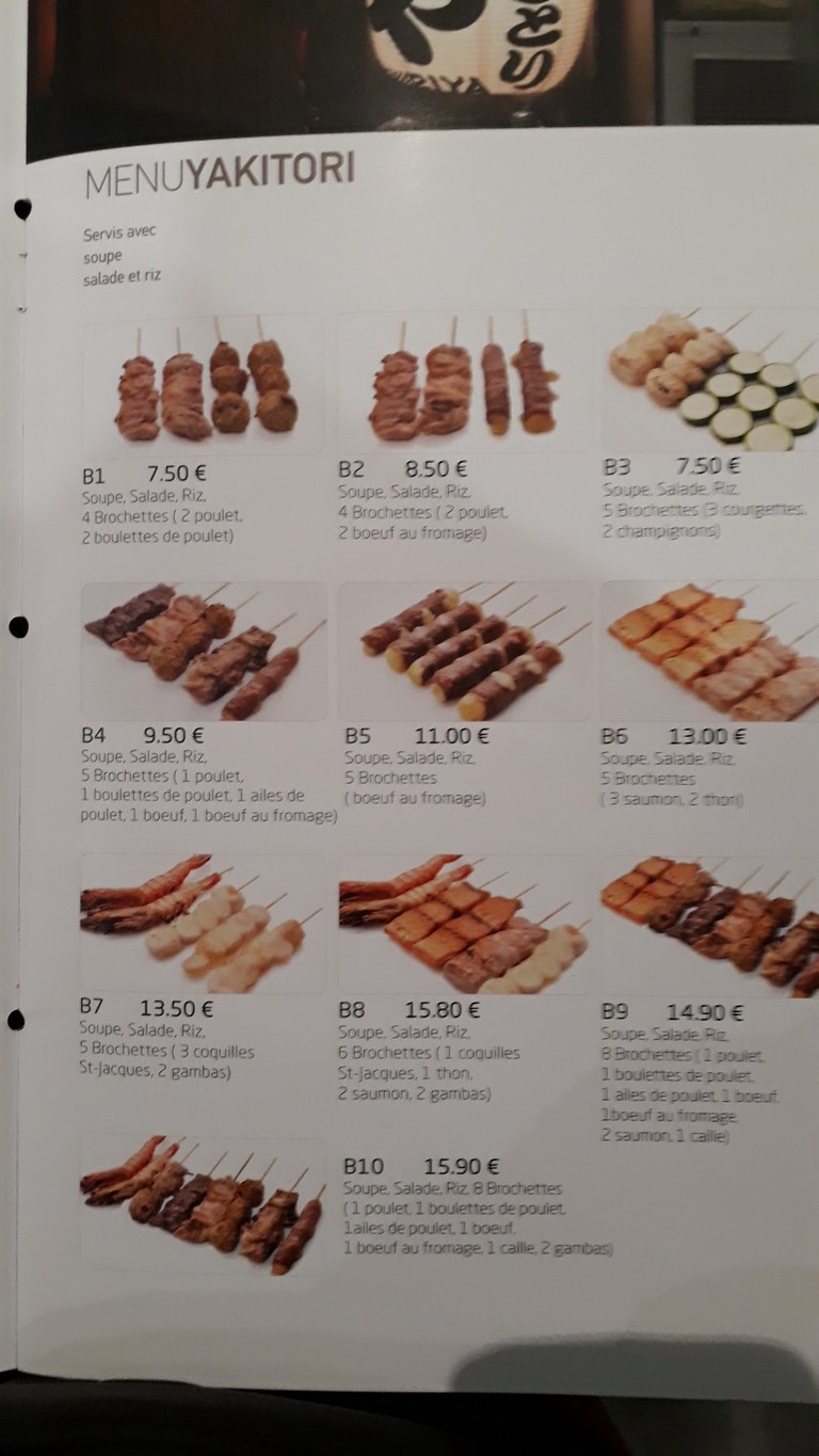 Thé Vert menu 3