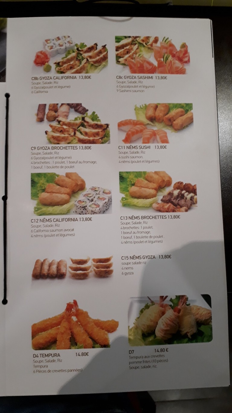 Thé Vert menu 5