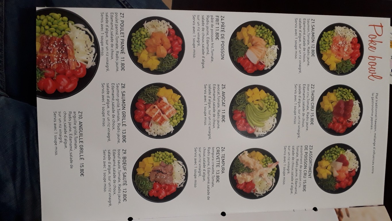 Thé Vert menu 7