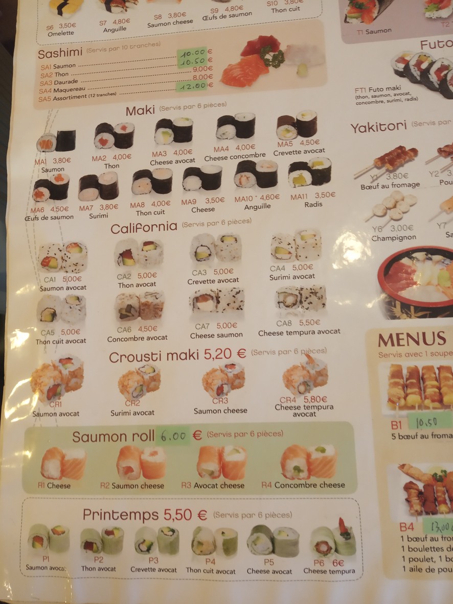 Sushi emany menu 4