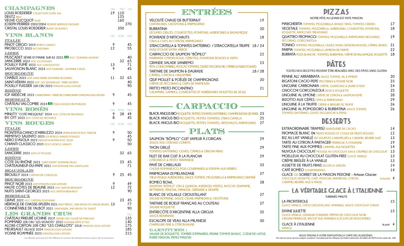 Romeo - Bar & Grill menu 2