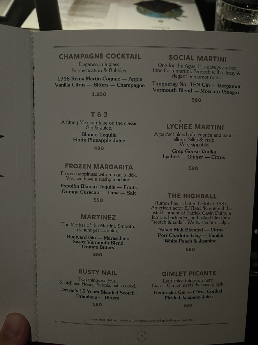 BKK Social Club menu 2