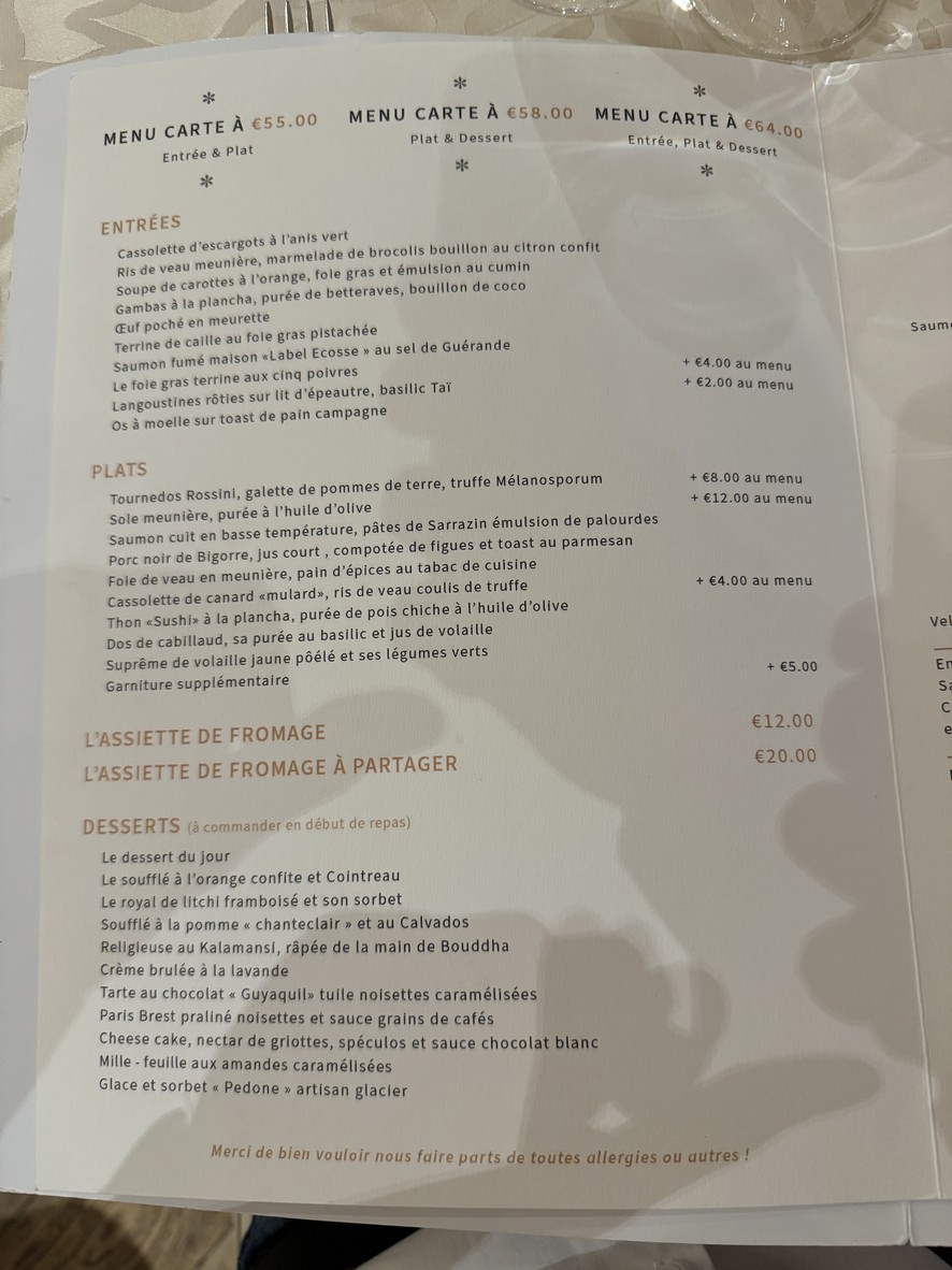 El Girasol menu 1