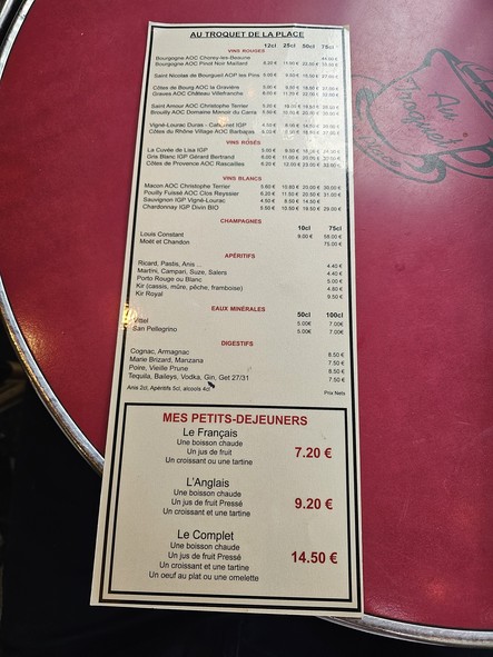Au Troquet de la Place