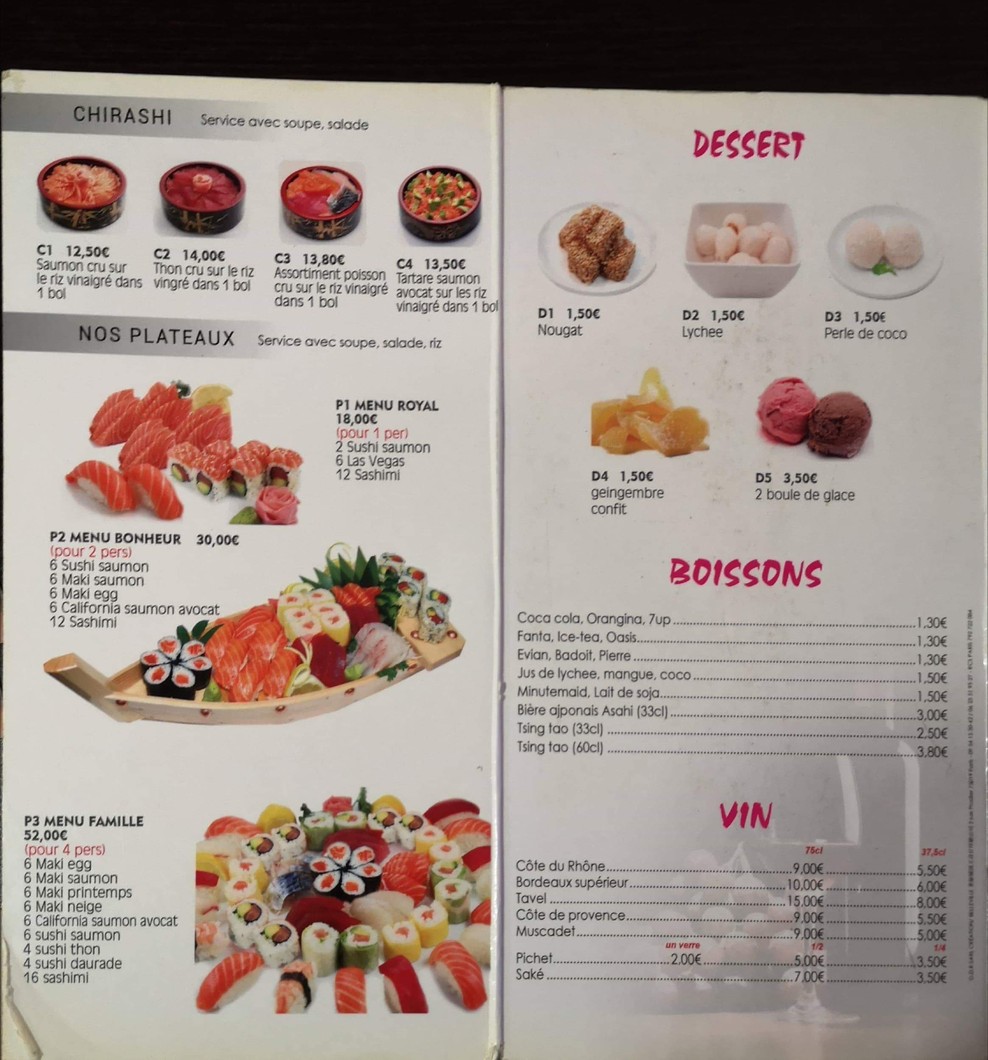 Chez Shan menu 3