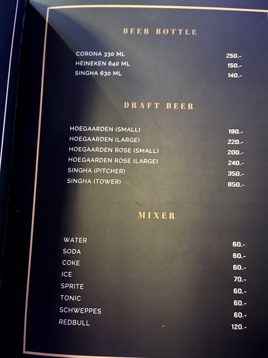 Dink Bar & Restaurant menu 3