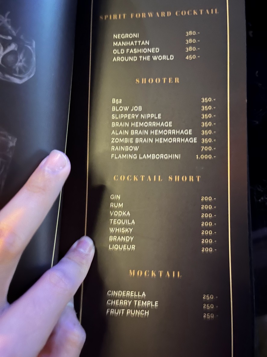 Dink Bar & Restaurant menu 4