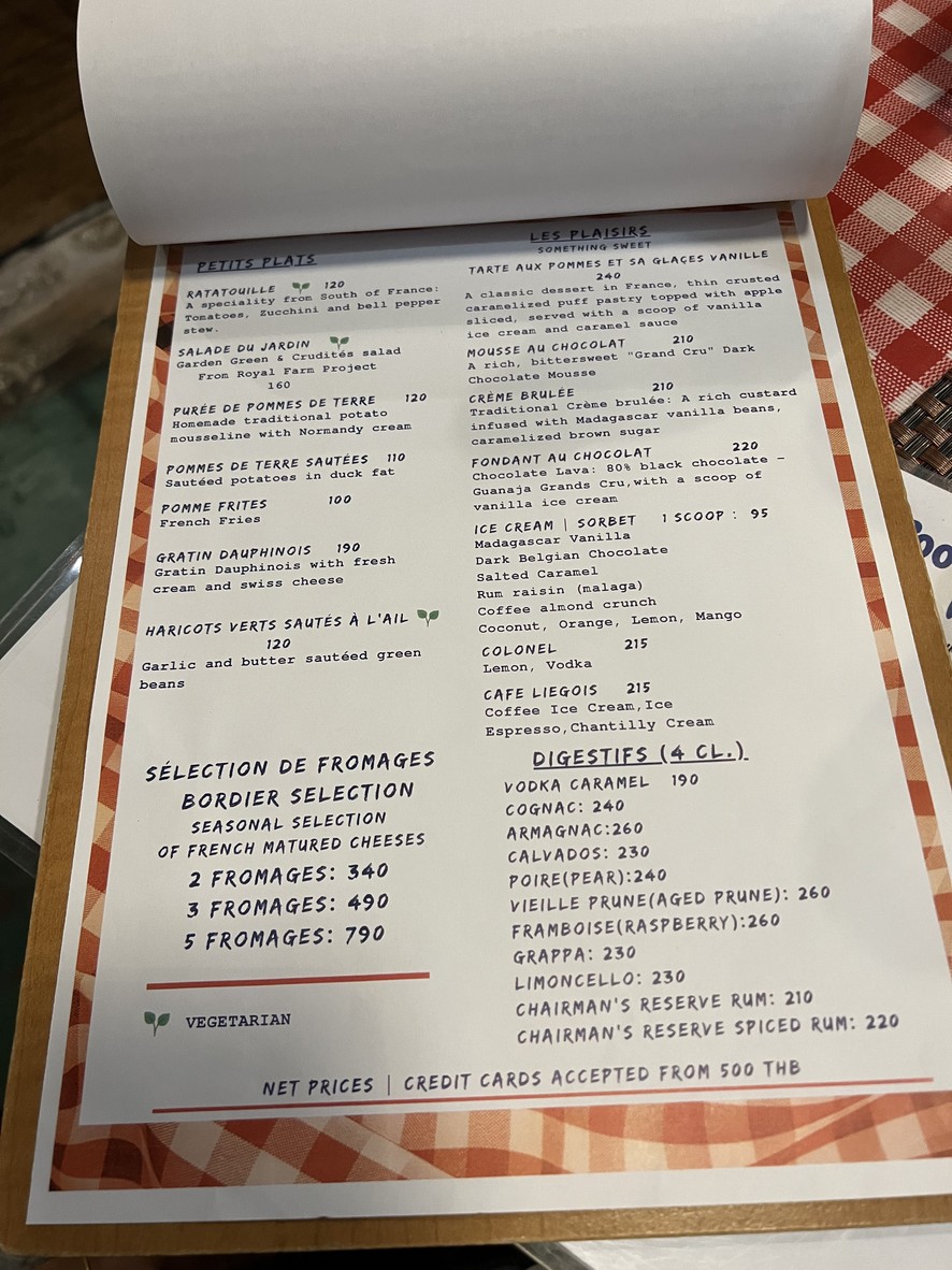 Bacchus & Co. menu 2