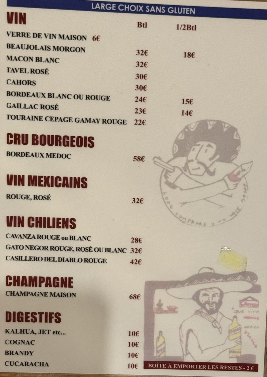 Azteca restaurante mexicano | Fajitas & Guacamole menu 5