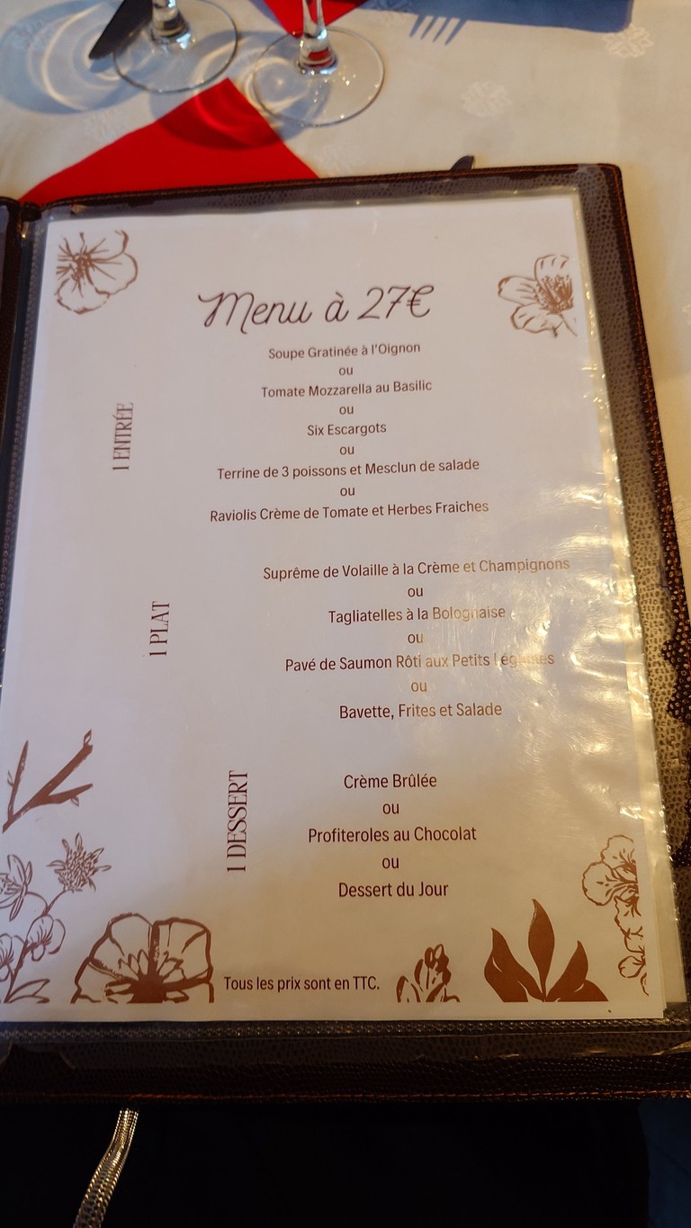 Chez Ma Cousine menu 2