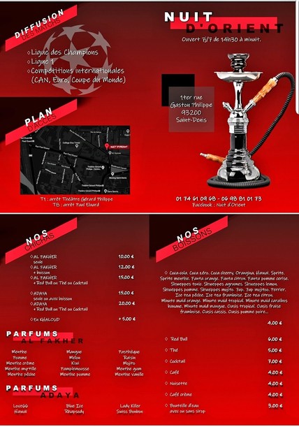 Chicha Nuit D'orient