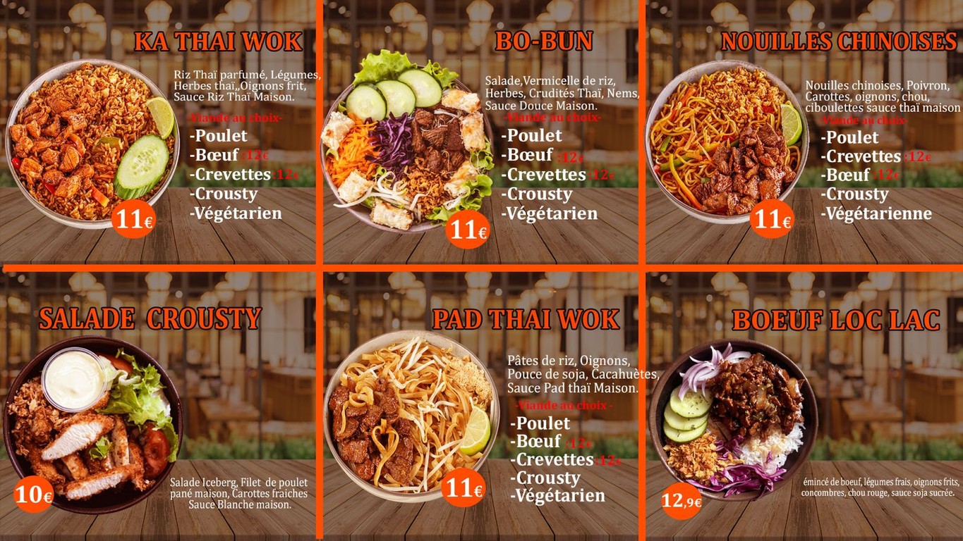 Kawok Fontenay-Sous-Bois menu 2