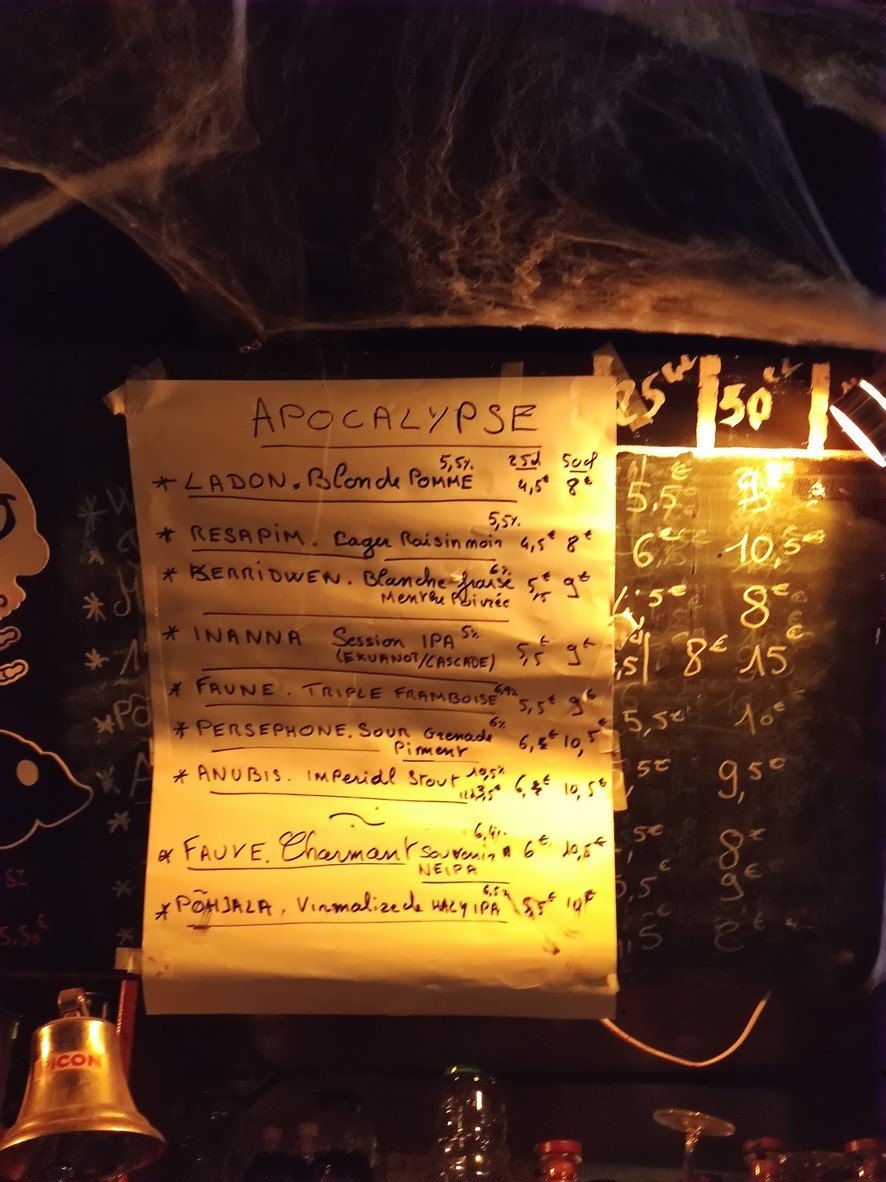 La Taverne des Korrigans menu 3