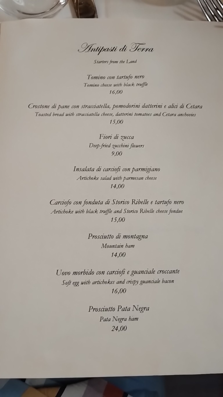 All'Arancio d'Oro da Cialfi menu 1