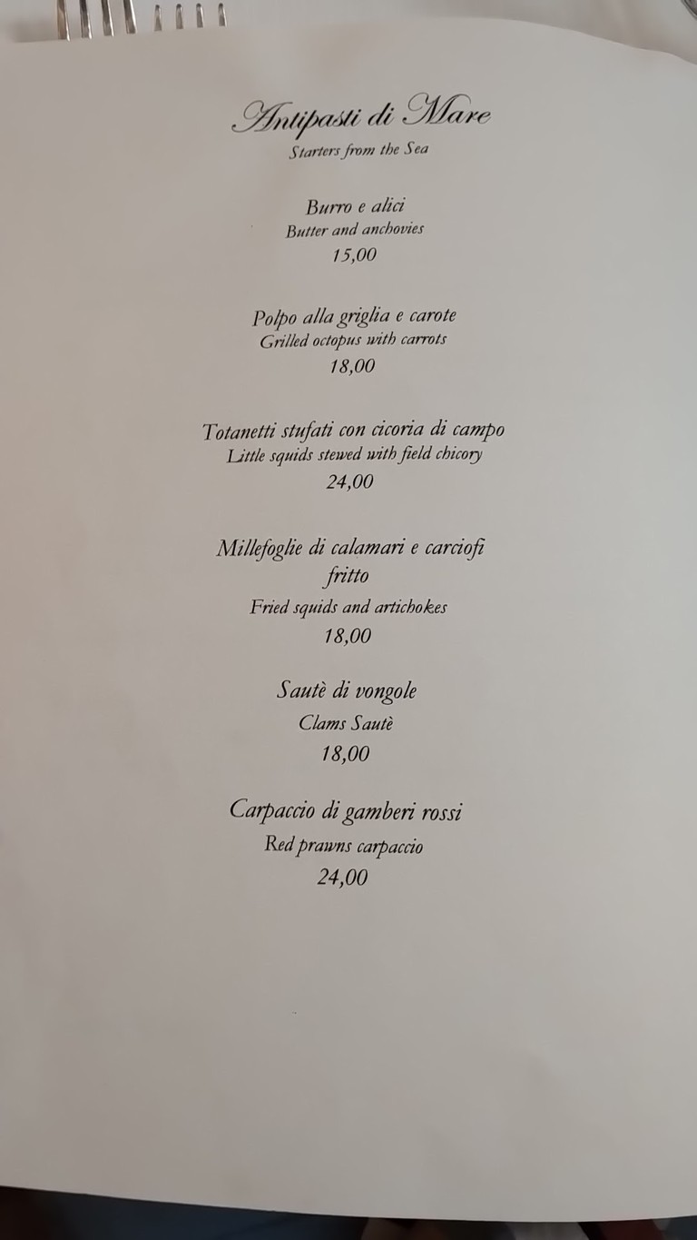 All'Arancio d'Oro da Cialfi menu 2