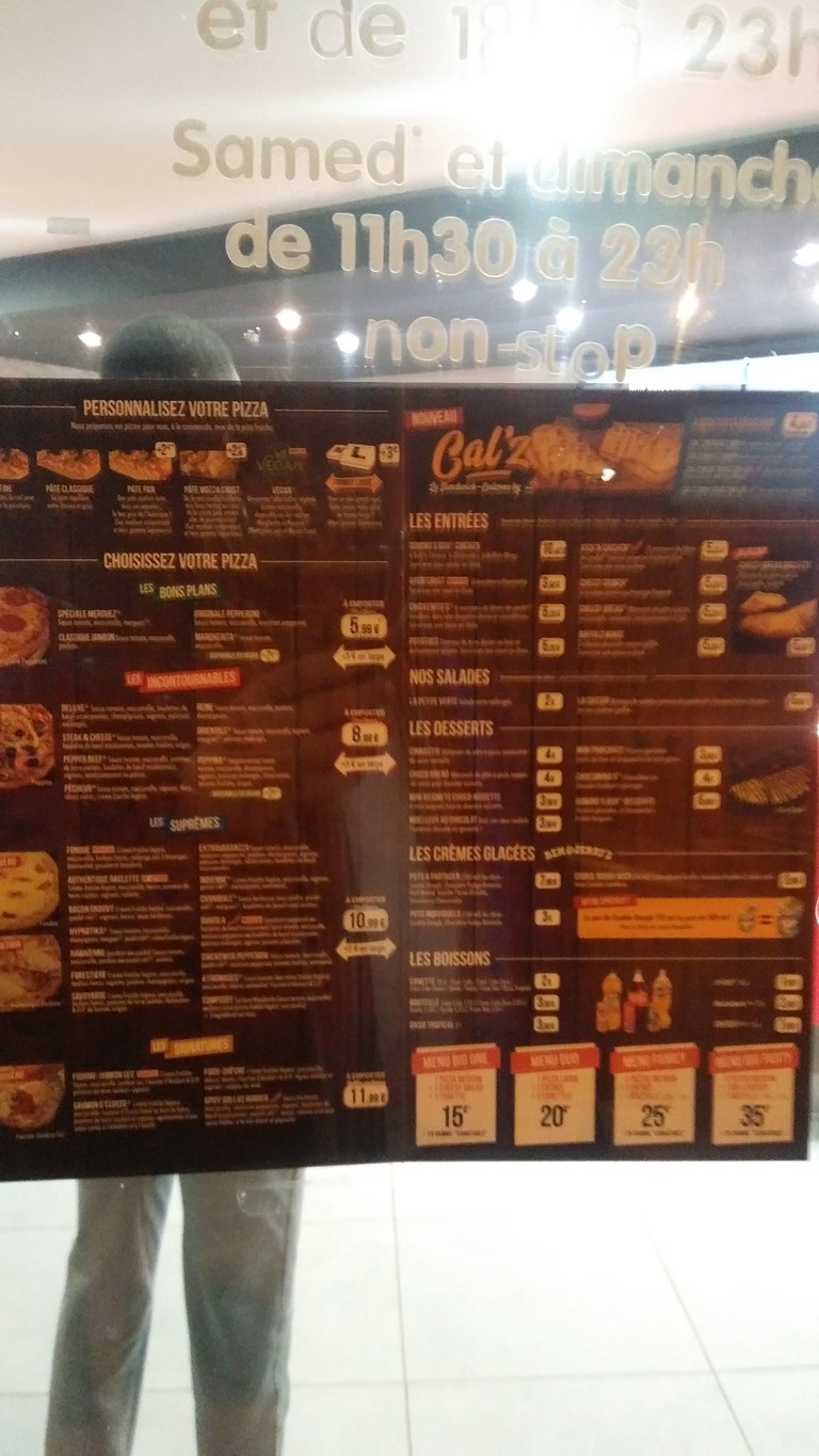 Domino's menu 1