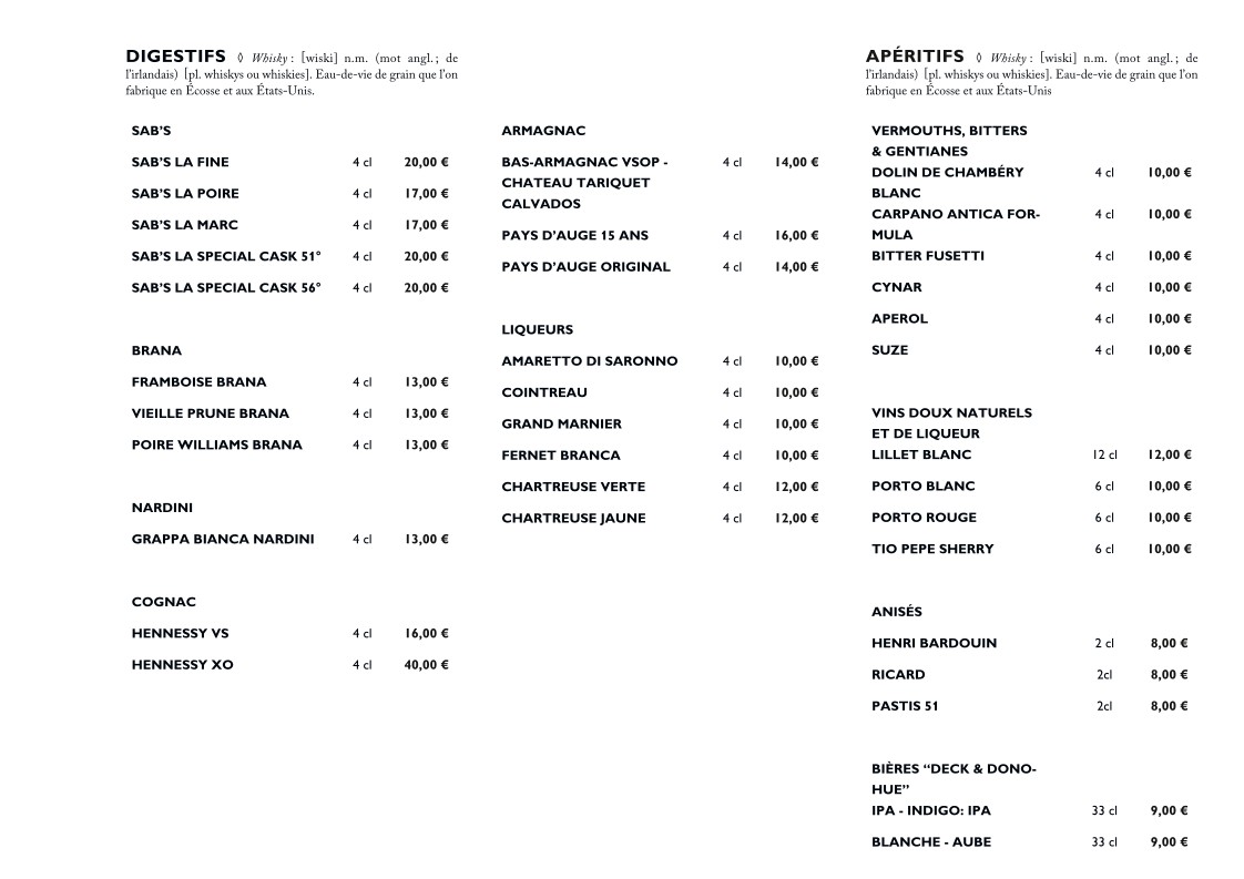Derrière menu 1