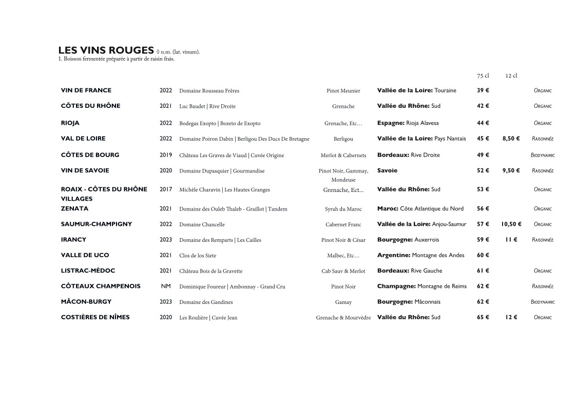 Derrière menu 2